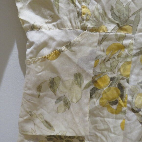 SAMANTHA PLEET Park Romper Citrus Print Silk Coquette Quirky Abstract Ethereal - Picture 7 of 16